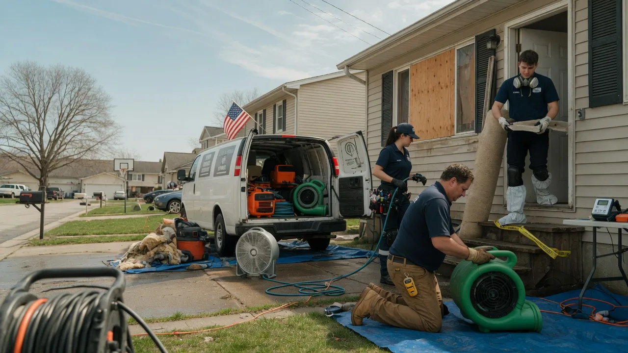 Water Damage Restoration in Carlyle, IL near me